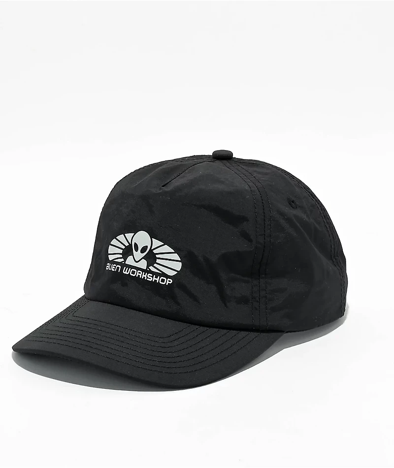 Alien Workshop Spectrum Reflective Black Strapback Hat