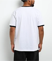 Alien Workshop Visitor White & Black Ringer T-Shirt