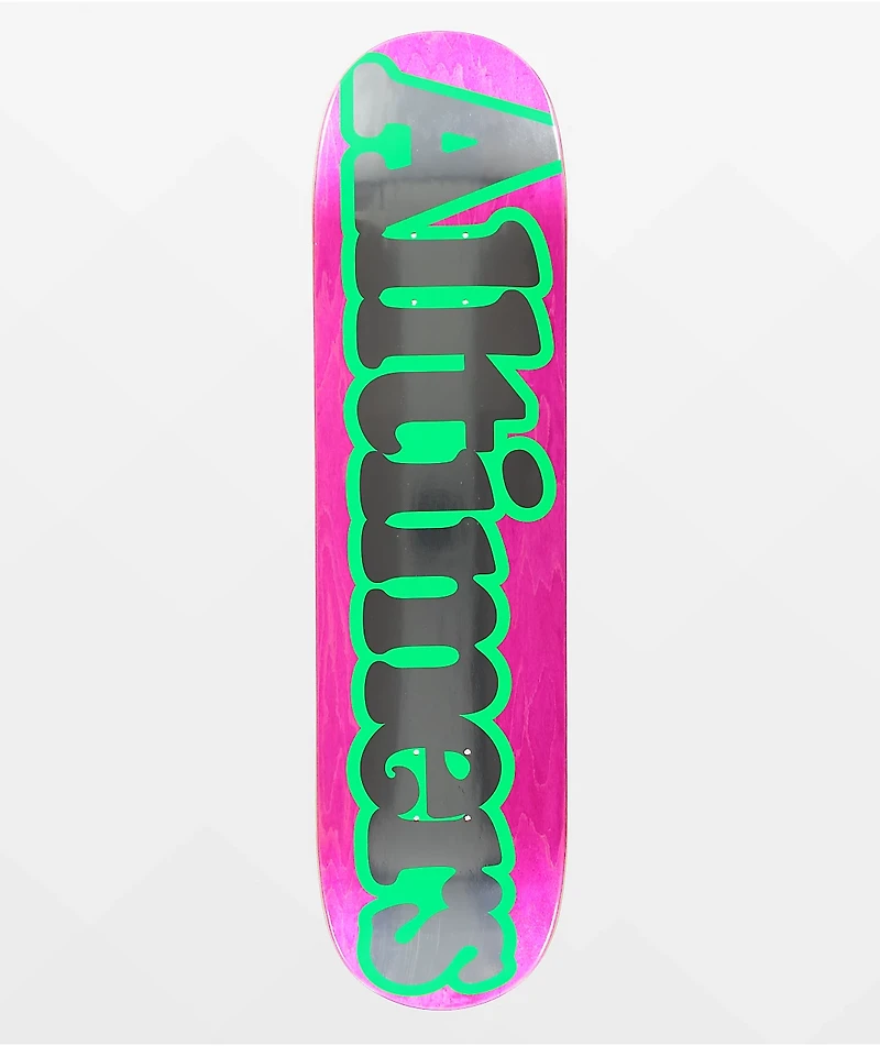 Alltimers Broadway Lime 8.0" Skateboard Deck