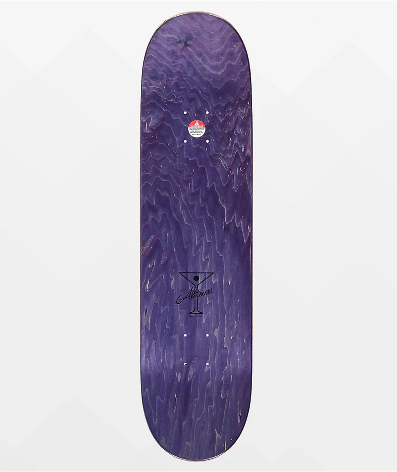 Alltimers Broadway Purple 8.25" Skateboard Deck