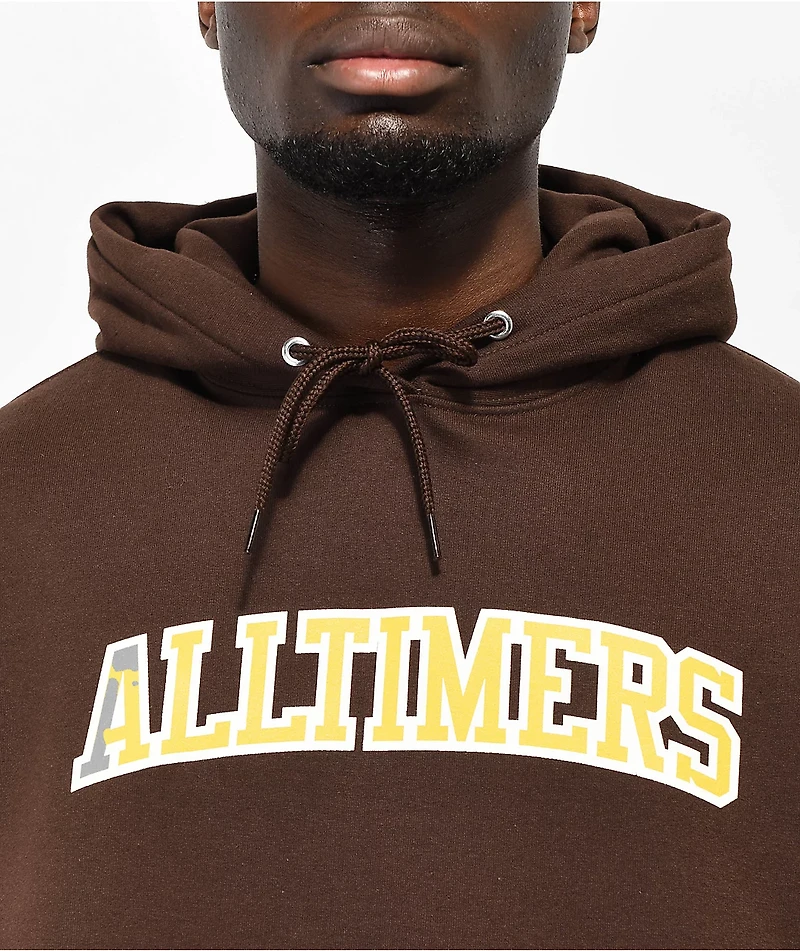 Alltimers City College Brown Hoodie