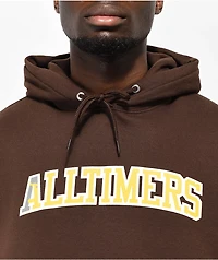 Alltimers City College Brown Hoodie
