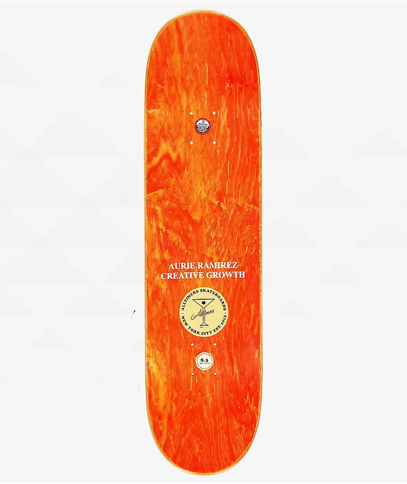 Alltimers x Creative Growth Aurie Ramirez 8.3" Skateboard Deck