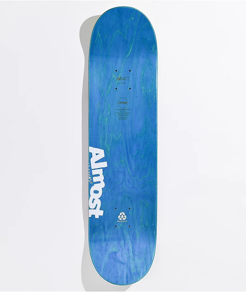 Almost Bowerbank Gradient Cuts Impact 8.25" Skateboard Deck