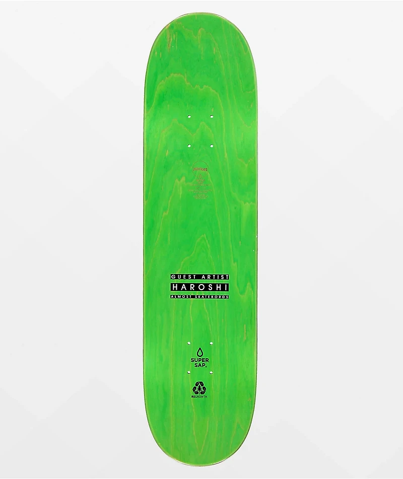 Almost Bowerbank Haroshi Monster 8.25" Skateboard Deck