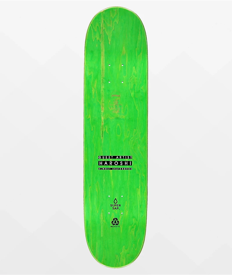 Almost Mullen Haroshi Monster Super Sap 8.0" Skateboard Deck