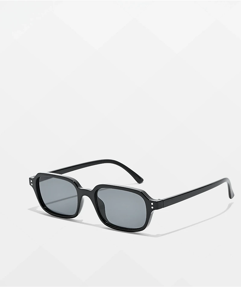 Alphee Black Square Sunglasses