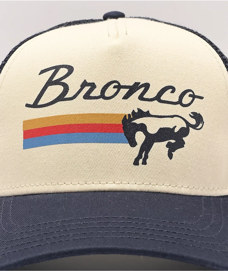American Needle Sinclair Bronco Navy Trucker Hat