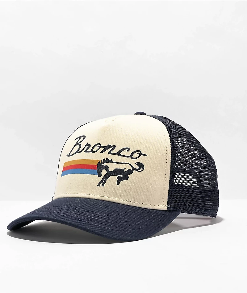 American Needle Sinclair Bronco Navy Trucker Hat