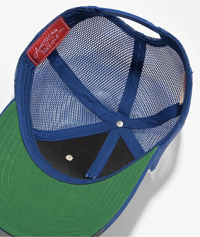 American Needle Sinclair Hamm's Beer Blue Trucker Hat