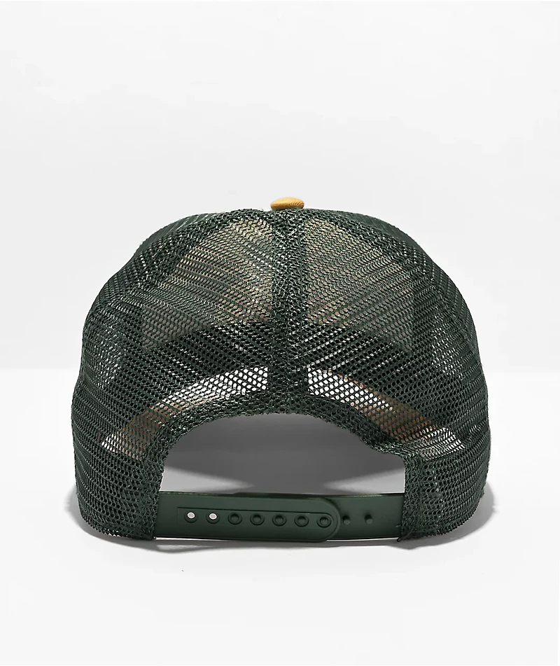 American Needle Sinclair Mack Trucks Green & Gold Trucker Hat