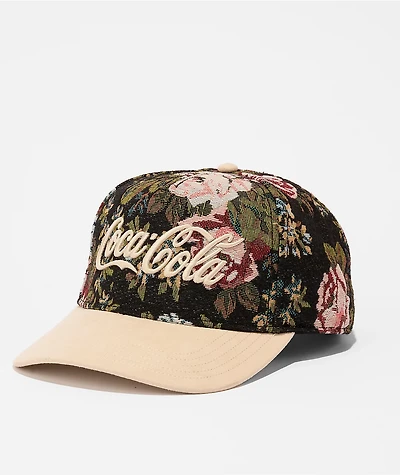 American Needle x Coca-Cola Tapestry Beige Snapback Hat