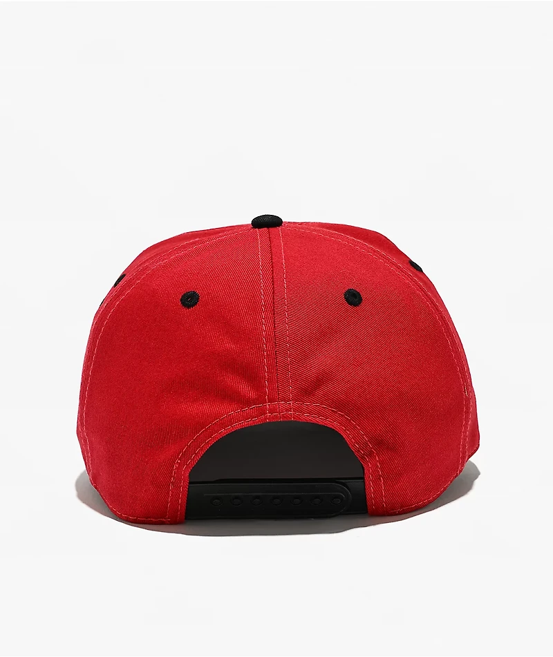 American Needle x Coors Roscoe Red & Black Snapback Hat