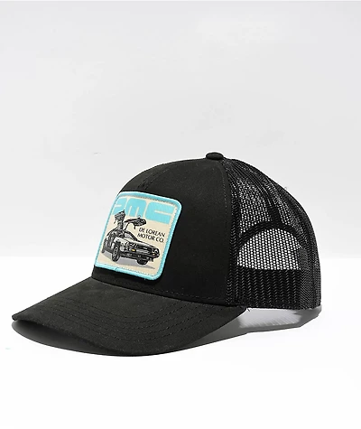 American Needle x DMC Valin Patch Black Trucker Hat