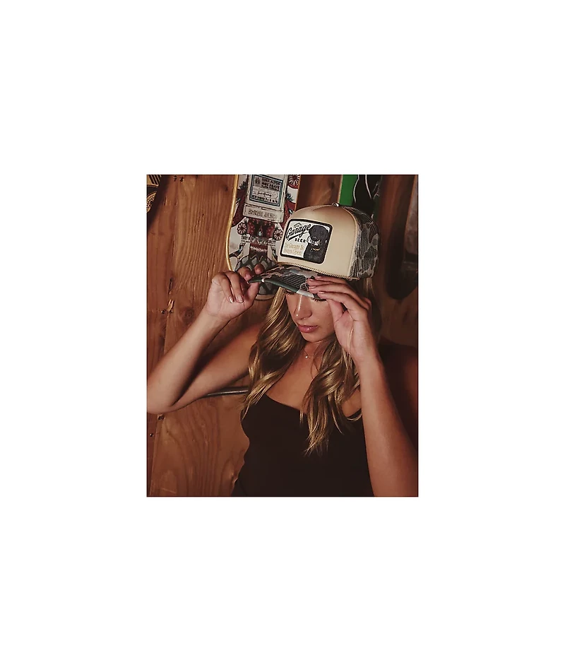 American Needle x Garage Beer Dog Camo Sand & Camo Trucker Hat