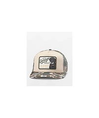 American Needle x Garage Beer Dog Camo Sand & Camo Trucker Hat