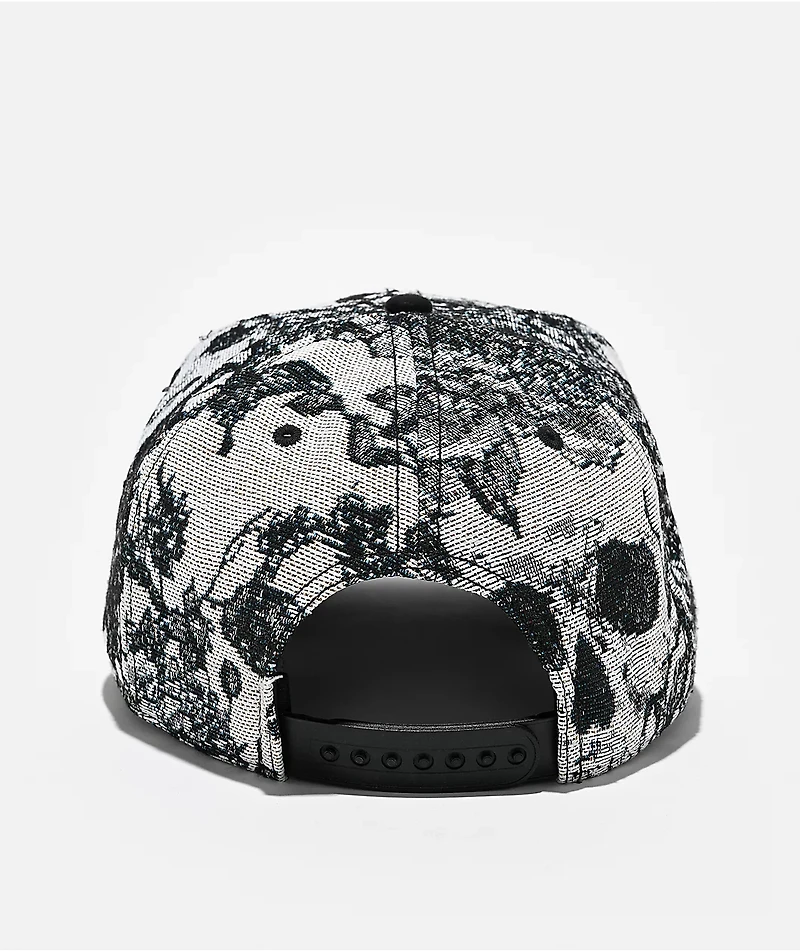 American Needle x Liquid Death Tapestry White Hat