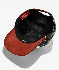American Needle x Miller High Life Fish Tapestry Red Snapback Hat