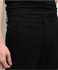 American Stitch Black Flare Cargo Pants