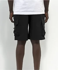 American Stitch Black Nylon Cargo Shorts
