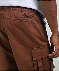 American Stitch Brown Wide Cargo Pants