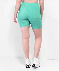 American Stitch Green Nylon Cargo Shorts