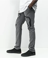 American Stitch Grey Nylon Cargo Pants