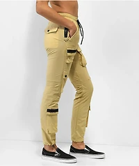 American Stitch Khaki Nylon Cargo Pants