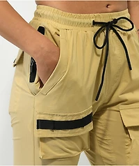 American Stitch Khaki Nylon Cargo Pants