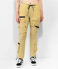 American Stitch Khaki Nylon Cargo Pants