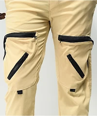 American Stitch Khaki Nylon Cargo Pants