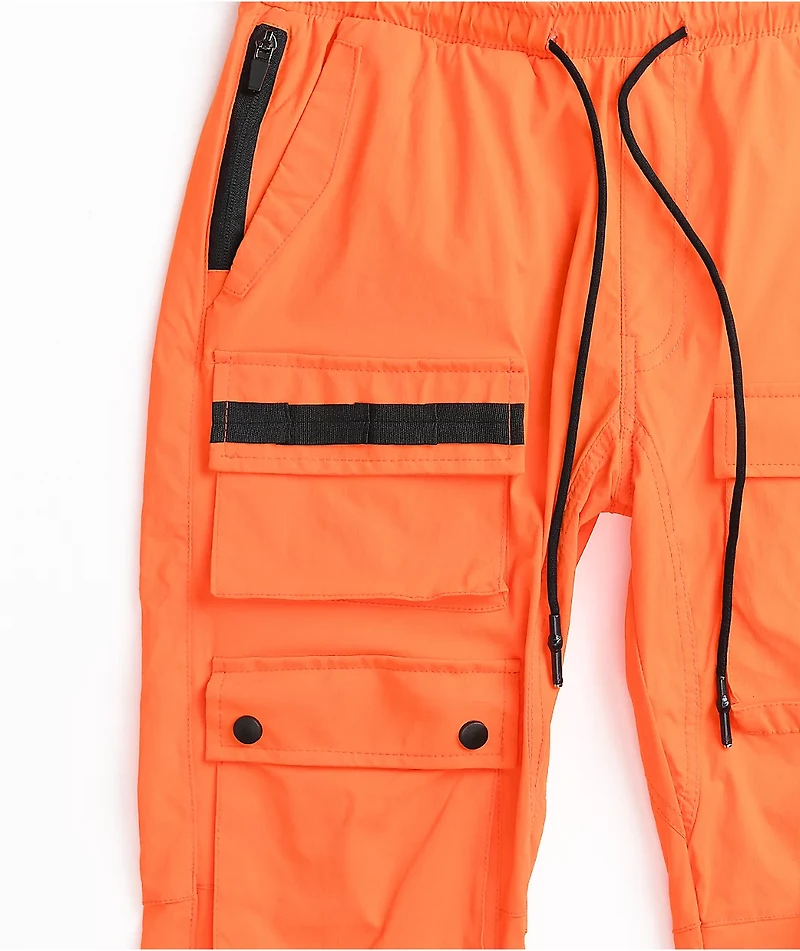 American Stitch Orange Cargo Pants