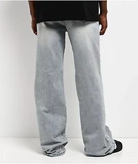 American Stitch Pearl Light Blue Wash Baggy Jeans