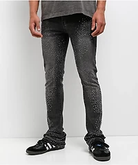 American Stitch Rhinestone Black Wash Bootcut Jeans