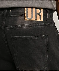 American Stitch Rip And Repair Black & Blue Wash Jeans