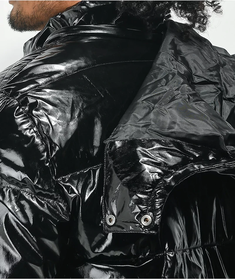 American Stitch Shine Black Puffer Jacket