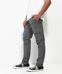 American Stitch Stretch Slim Grey Cargo Pants