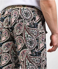 American Stitch Tapestry Multi & Red Cargo Pants