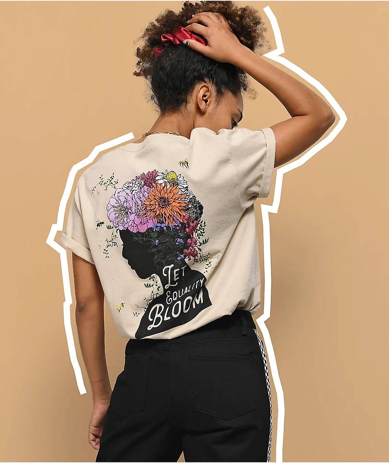 Amplifier Equality Cream T-Shirt