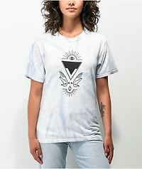 Amplifier Human Rights Blue & White Tie Dye T-Shirt