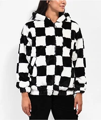 Angel Kiss Checkered Black & White Jacket