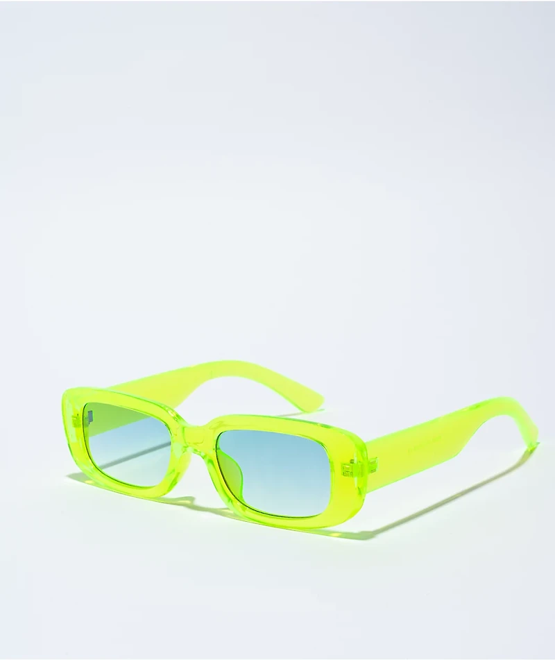 Angus Neon Green Sunglasses