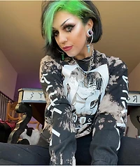 Animebae Sad Girl Bleach Black Long Sleeve T-Shirt