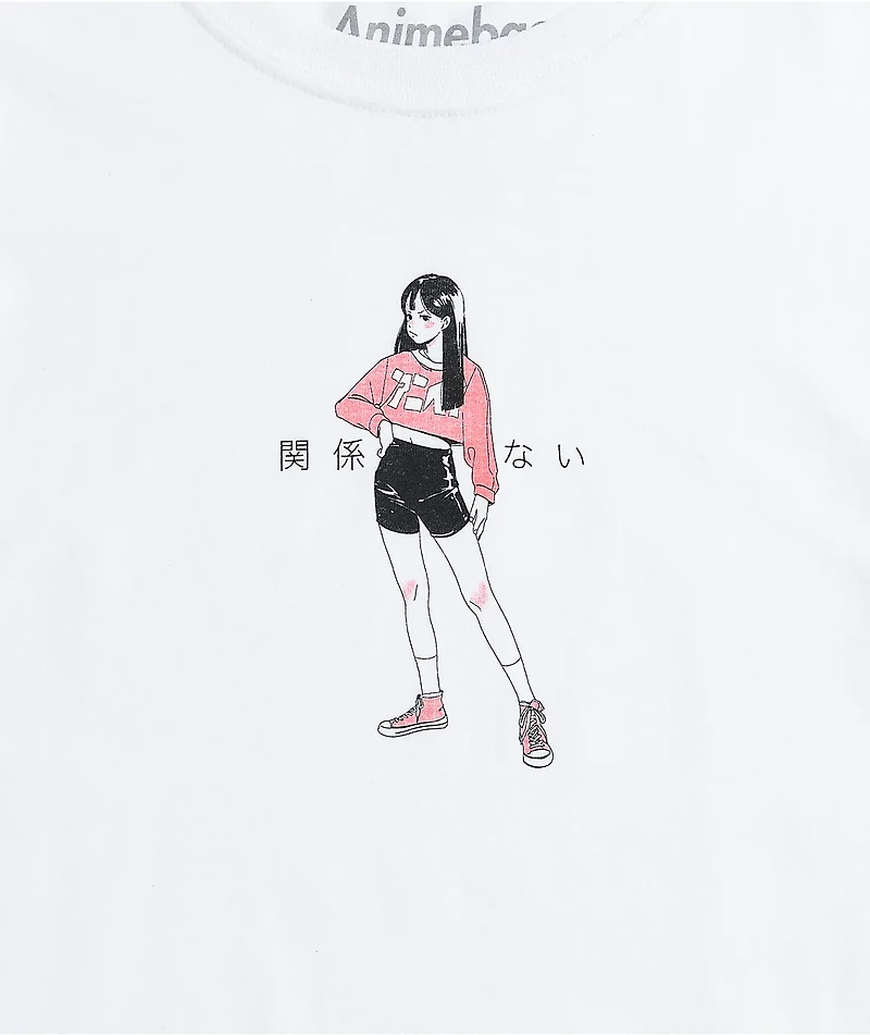 Animebae She Loves Me Not White T-Shirt