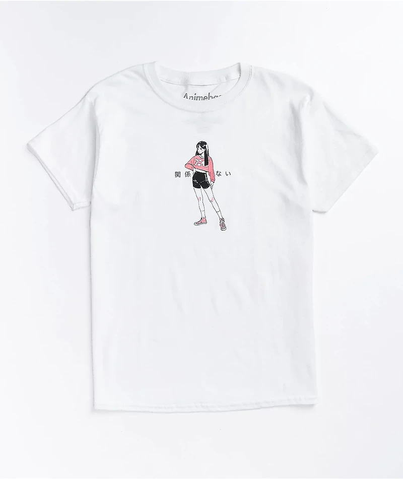 Animebae She Loves Me Not White T-Shirt