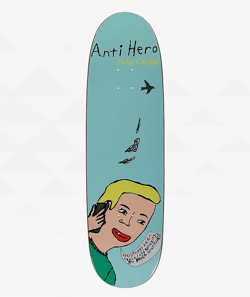 Anti-Hero Cardiel Pigeon Vision 9.18" Skateboard Deck