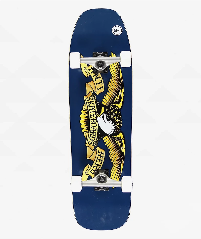 Anti-Hero Classic Eagle 9.3" Shaped Cruiser Skateboard Complete