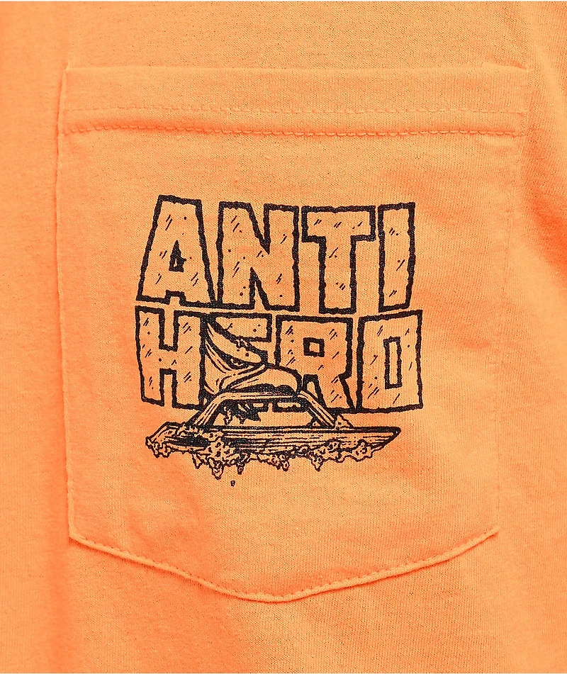 Anti-Hero Custom Safety Orange Pocket T-Shirt