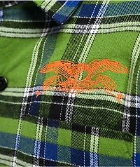 Anti-Hero Eagle Green Flannel Shirt Jacket