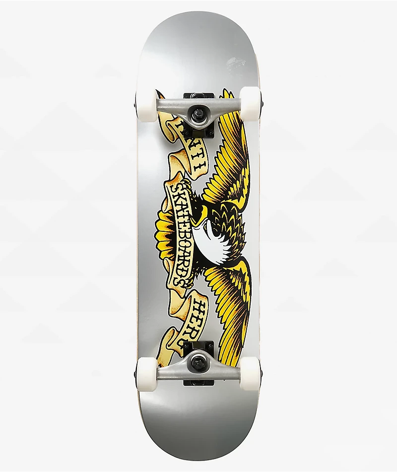 Anti-Hero Eagle Metallic 8.5" Skateboard Complete